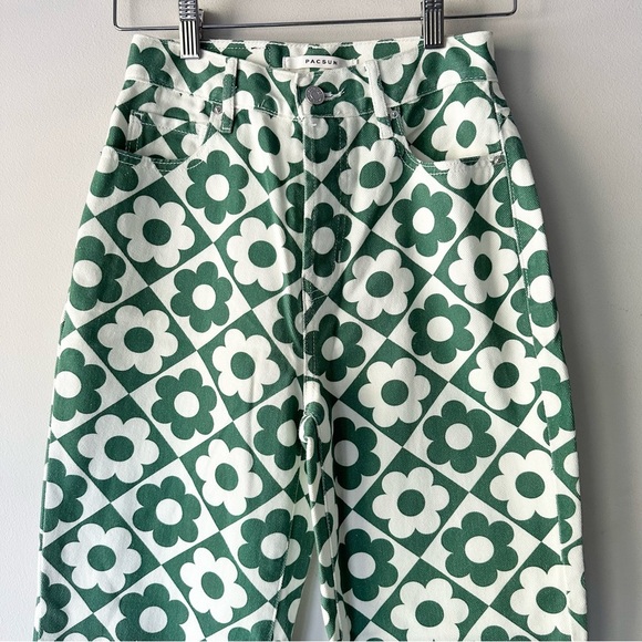 PacSun High Rise Straight Floral Jeans - Picture 2 of 7
